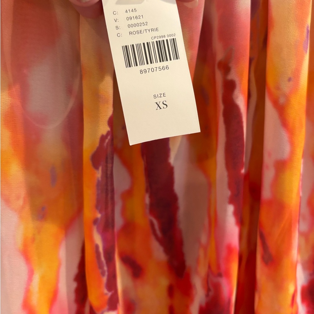 NWT Anthropologie Vibrant Tie-Dye Maxi Dress size XS (runs big) - Picture 4 of 9